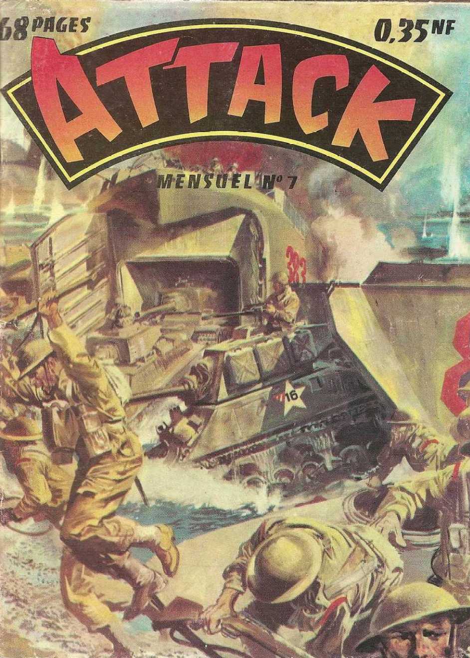 Scan de la Couverture Attack 1 n 7